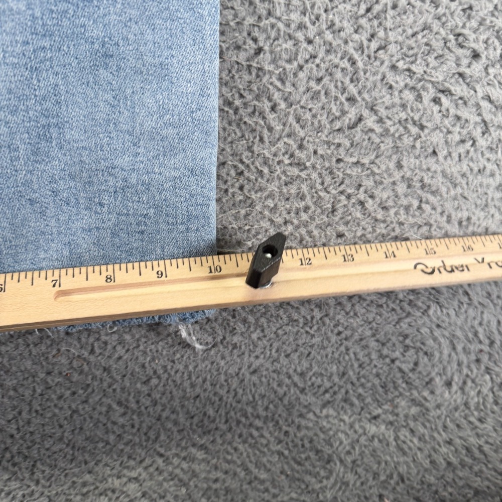 Hidden Jeans Womens 28x30 Blue Cotton Denim Wide-Leg Distressed Workwear Stretch - Picture 10 of 11